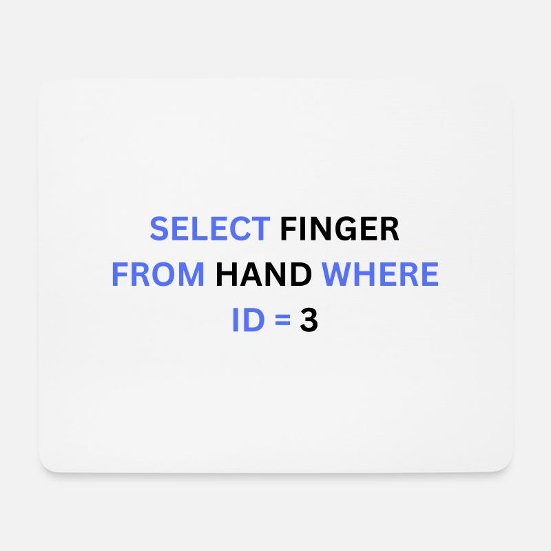 Select - Mousepad (Querformat) - Weiß