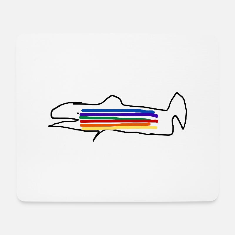Rainbow Trout Trout Fish - Mouse Pad (horizontal) - white