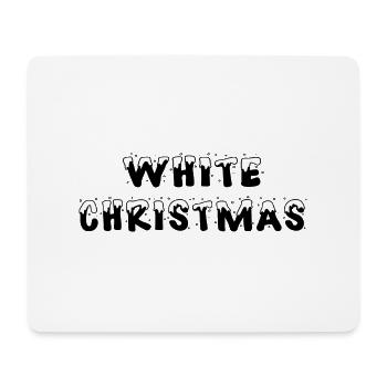 ☃️White Cristmas-Let it snow!❄️ - Mouse Pad (horizontal) - white - Front