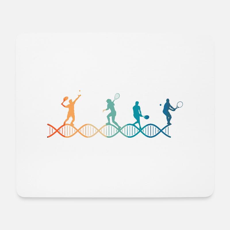Tennis liegt in meiner DNA - Mousepad (Querformat) - Weiß