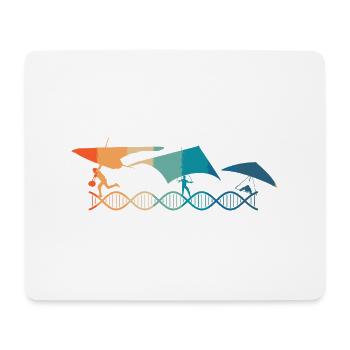 Paragliding is in my DNA - Mouse Pad (horizontal) - white - Front