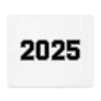 2025 - Tapis de souris (format paysage) - blanc - Devant
