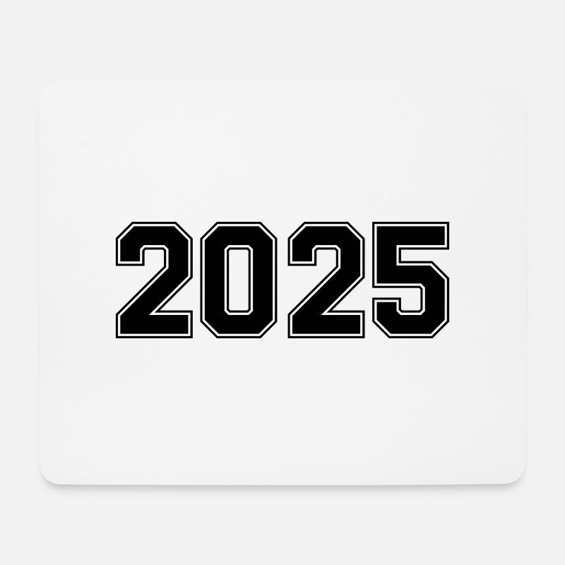 2025 - Mousepad (Querformat) - Weiß
