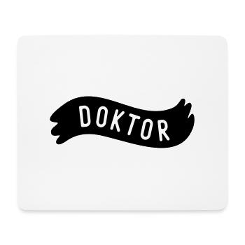 Doktor - Mousepad (Querformat) - Weiß - Vorne