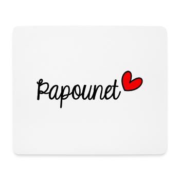 PAPOUNET. DAD. FATHER'S DAY. HAPPY FATHER'S DAY - Mouse Pad (horizontal) - white - Front