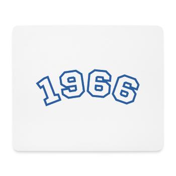 1966 bleu sport - Tapis de souris (format paysage) - blanc - Devant