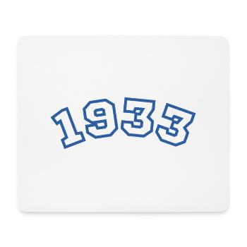 1933 Sport Blau - Mousepad (Querformat) - Weiß - Vorne