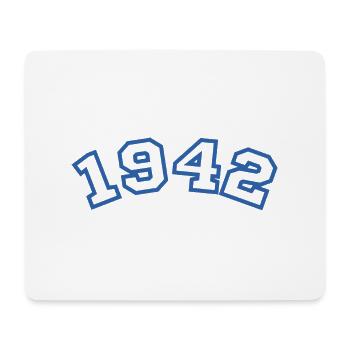 1942 Sport Blue - Mouse Pad (horizontal) - white - Front