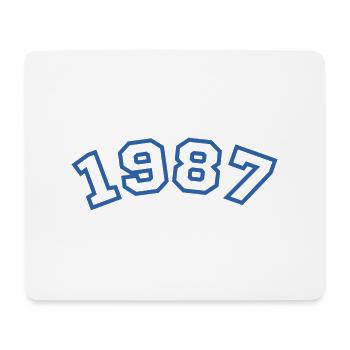 1987 Sport Blau - Mousepad (Querformat) - Weiß - Vorne