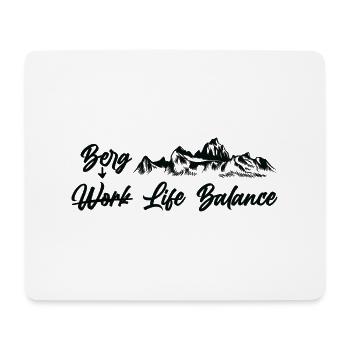 Wandern Hiking Sport Berge - Mousepad (Querformat) - Weiß - Vorne