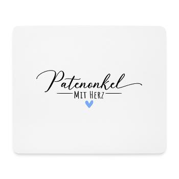 Godfather with a heart - Mouse Pad (horizontal) - white - Front