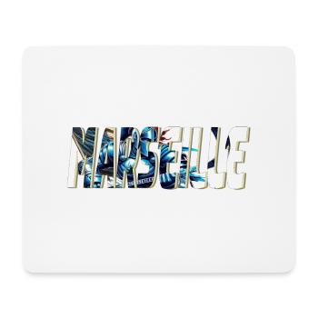 Marseille stylized comic book design - Mouse Pad (horizontal) - white - Front