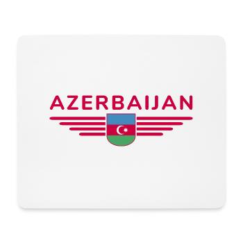 Azerbaijan Design – For Fans & Travelers - Mouse Pad (horizontal) - white - Front