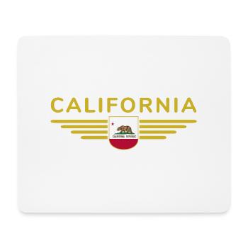 California Fan T-Shirt – Sun & Style - Tapis de souris (format paysage) - blanc - Devant
