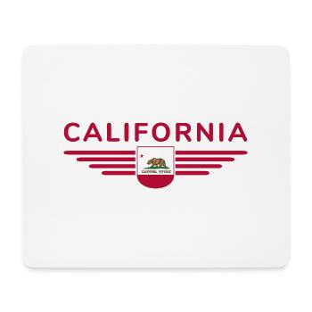 California Fan T-Shirt – Sun & Style - Tapis de souris (format paysage) - blanc - Devant
