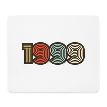 1999 retro vintage - Mouse Pad (horizontal) - white - Front
