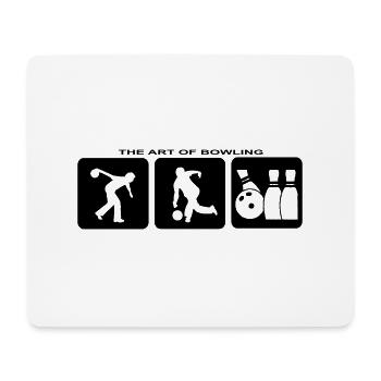 Bowling Bowling Pins Sports Bowling Club Jersey - Tapis de souris (format paysage) - blanc - Devant