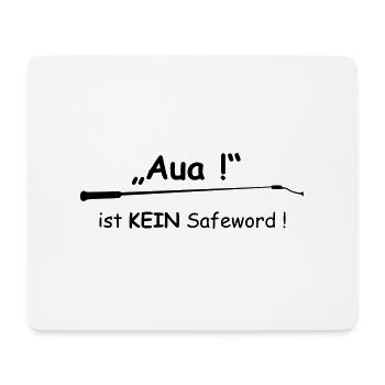 Safeword - Mousepad (Querformat) - Weiß - Vorne