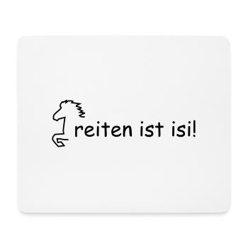 Pferd - Mouse Pad (horizontal) - white - Front