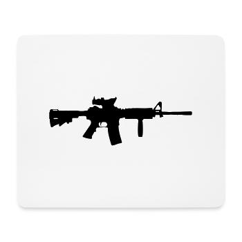 m4a1 - Tapis de souris (format paysage) - blanc - Devant