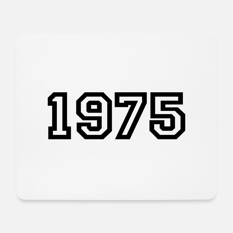 1975 - Mousepad (Querformat) - Weiß