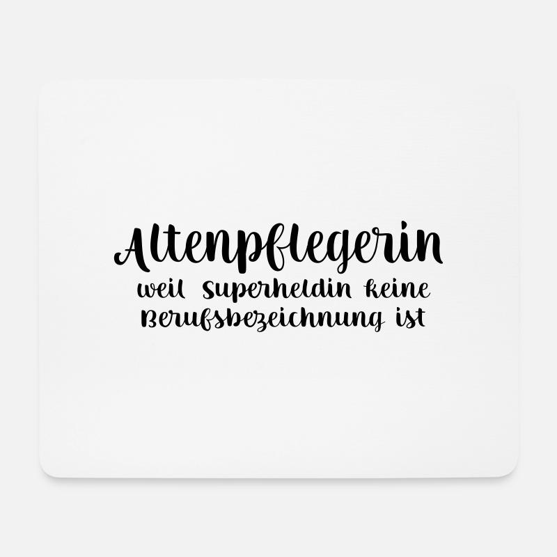 Altenpflegerin - Mousepad (Querformat) - Weiß
