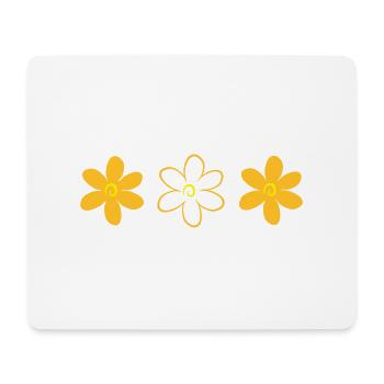 flower - Mouse Pad (horizontal) - white - Front