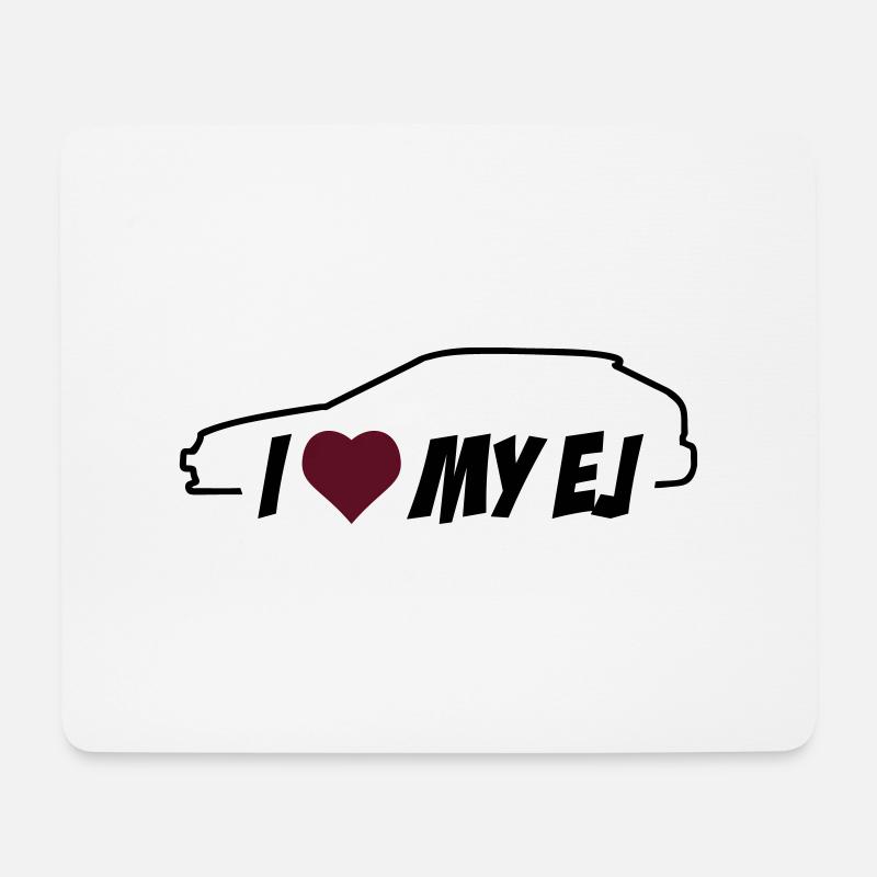 I love my Honda Civic EJ9 - Mousepad (Querformat) - Weiß