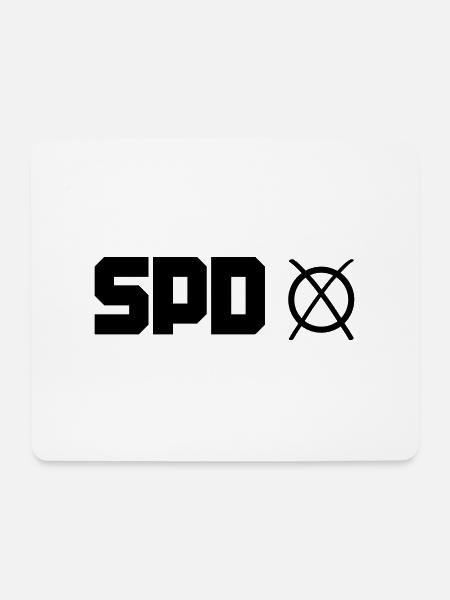 spd - Mousepad (Querformat) - Weiß