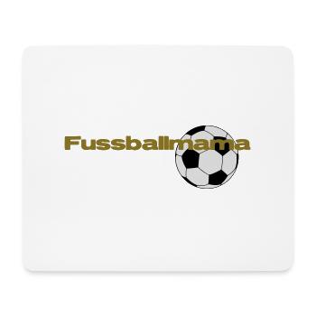 Fussballmama - Mousepad (Querformat) - Weiß - Vorne