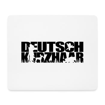 DEUTSCH KURZHAAR Jagdhund Jagdhunde Wilsigns - Mousepad (Querformat) - Weiß - Vorne