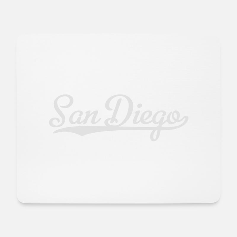 San Diego - Mousepad (Querformat) - Weiß