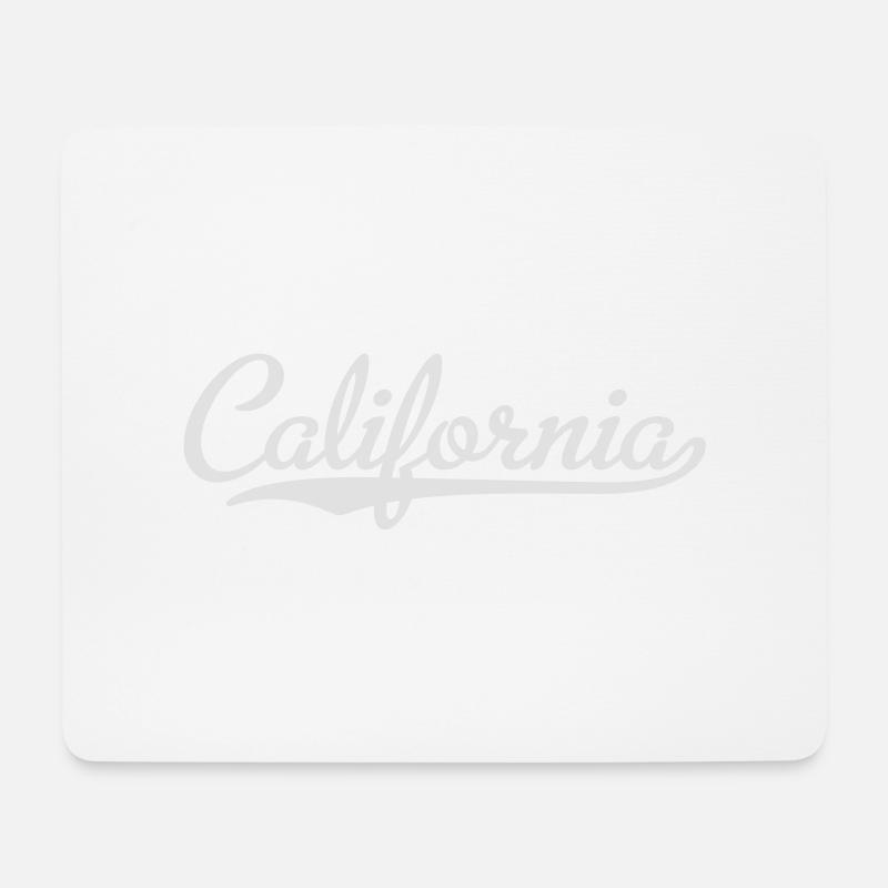 California - Mousepad (Querformat) - Weiß