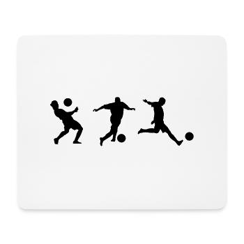 Soccer - Mousepad (Querformat) - Weiß - Vorne