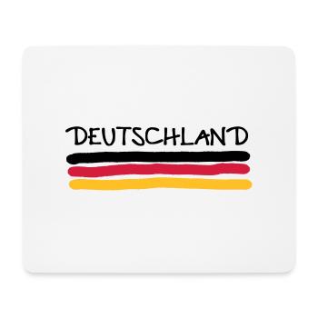 Deutschland - Mousepad (Querformat) - Weiß - Vorne