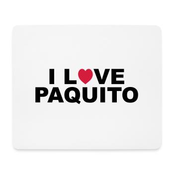 love paquito - Tapis de souris (format paysage) - blanc - Devant