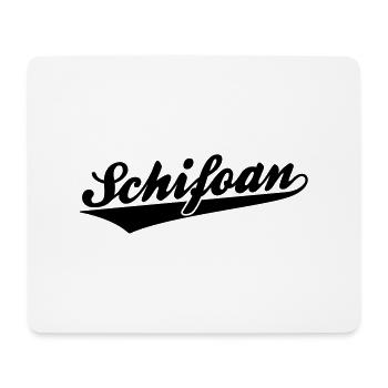Schifoan - Tapis de souris (format paysage) - blanc - Devant