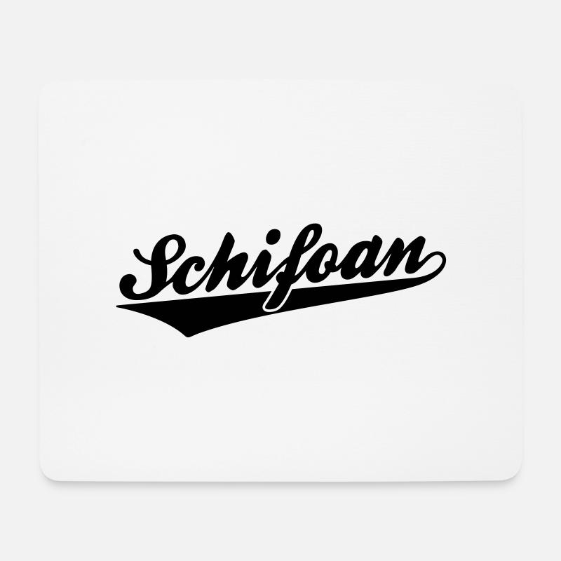 Schifoan - Mousepad (Querformat) - Weiß