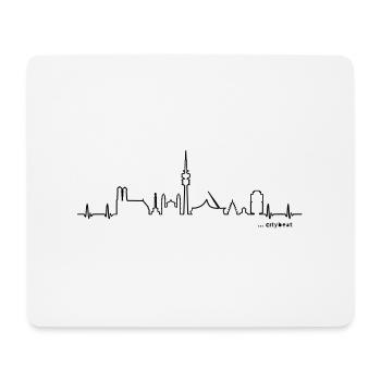 ...citybeat München - Mousepad (Querformat) - Weiß - Vorne