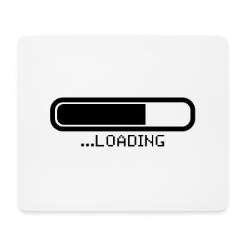 loading_gl1 - Mouse Pad (horizontal) - white - Front