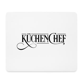 Cuisinier - Tapis de souris (format paysage) - blanc - Devant
