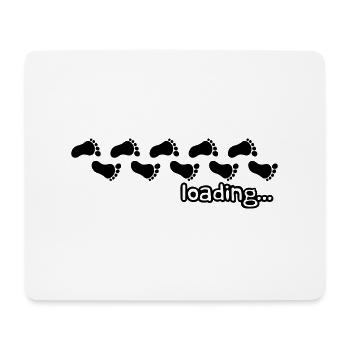 Loading Baby Design - Tapis de souris (format paysage) - blanc - Devant