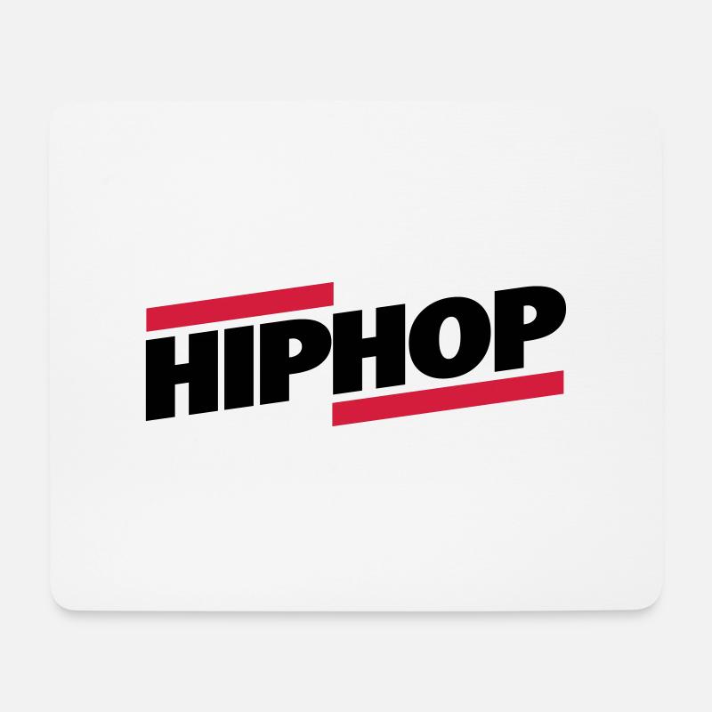 Old School Hip Hop Rap Geschenk - Mousepad (Querformat) - Weiß