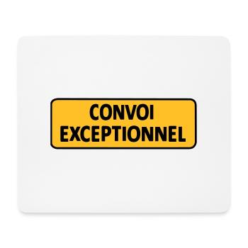 Convoi Exeptionnel - Tapis de souris (format paysage) - blanc - Devant