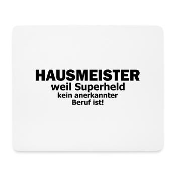 Hausmeister - Mousepad (Querformat) - Weiß - Vorne