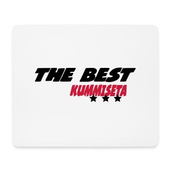 The best kummiseta - Tapis de souris (format paysage) - blanc - Devant