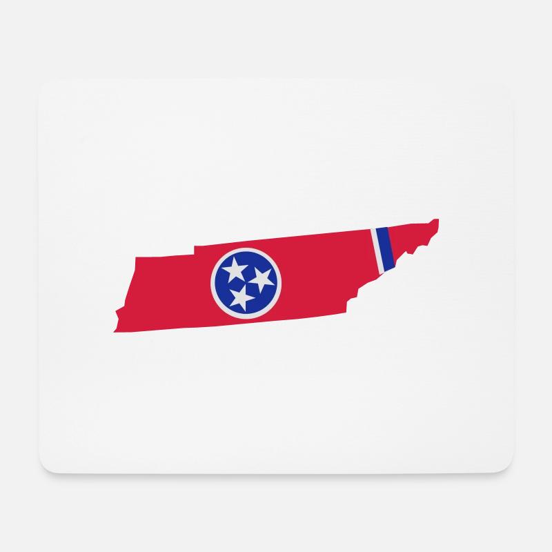 Tennessee - Mousepad (Querformat) - Weiß