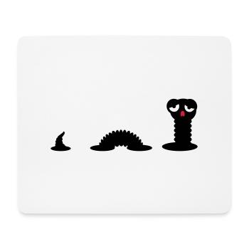 Early Worm / Early Worm (3c) - Mouse Pad (horizontal) - white - Front