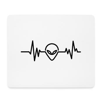 aliens - Mouse Pad (horizontal) - white - Front