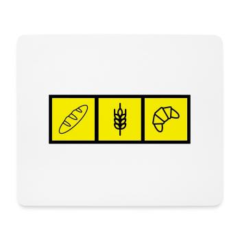 Baker Bakery Boulanger Bäcker Bäckerei Boulangerie - Mouse Pad (horizontal) - white - Front